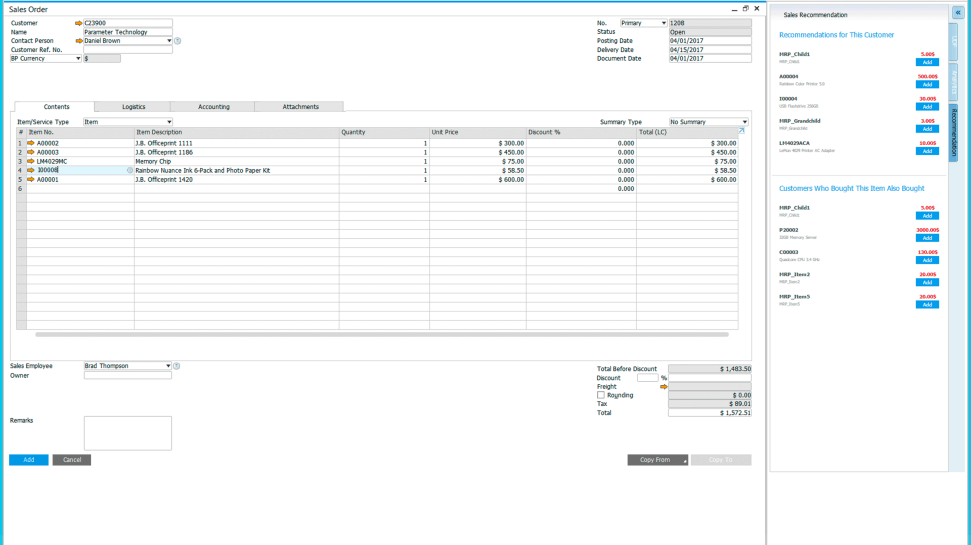 Magento 2 SAP b1 ERP finance
