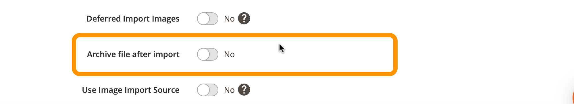Magento 2 archive files after export and import